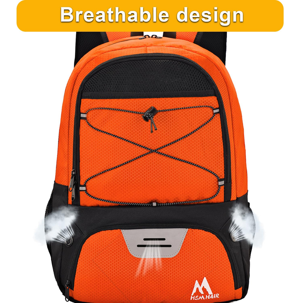 Hsmihair Soccer Bag,Youth Soccer Backpack with Ball and Cleat Compartment