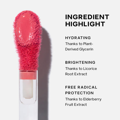 Saie Dew Liquid Blush for Cheeks - Hydrating Cream Blush Stick with a Blendable + Buildable Formula - Skincare Infused Dewy Cheek Tint for a Natural Flush - Glowy Makeup Essential - Baby (.40 oz)