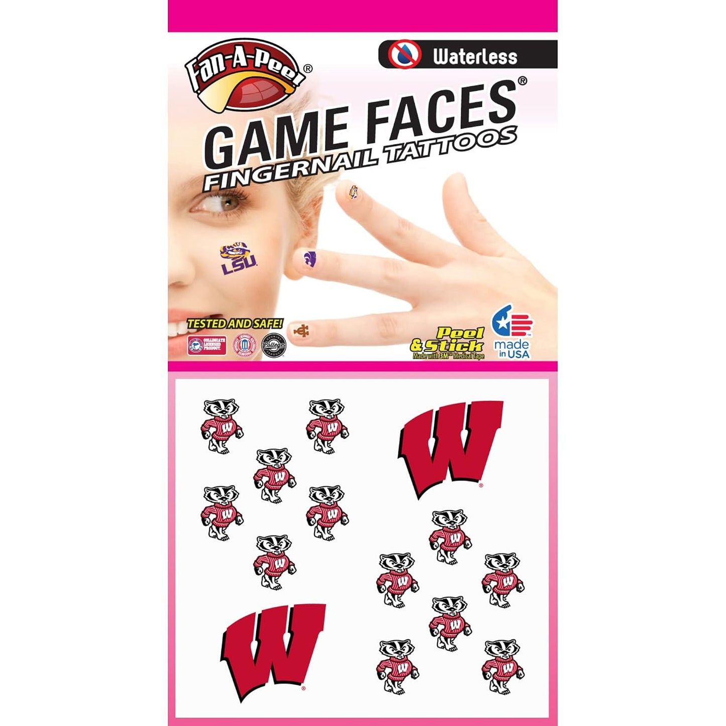 Alabama Waterless Temporary Tattoos - Hypoallergenic Peel and Stick Waterproof Temporary Tattoos - Officially Licensed
