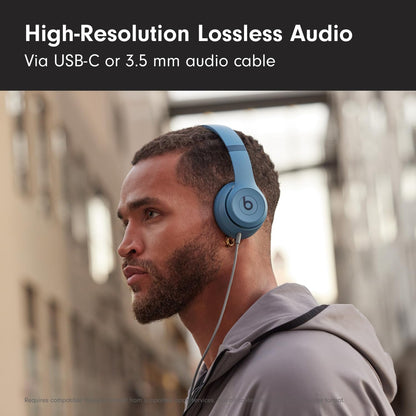 Beats Solo 4 - Wireless On-Ear Bluetooth Headphones, Up to 50-Hour Battery Life, Ultra-Lightweight Comfort, Powerful and Balanced Sound, Apple & Android Compatible - Amazon Exclusive Metallic Pink