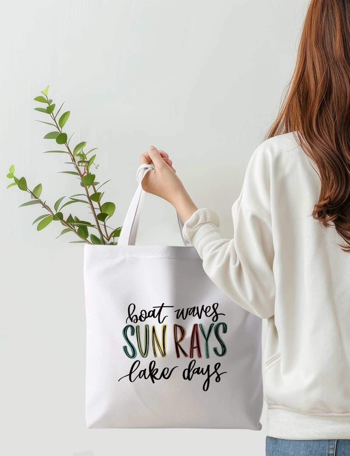 Canvas Summer Beach Tote