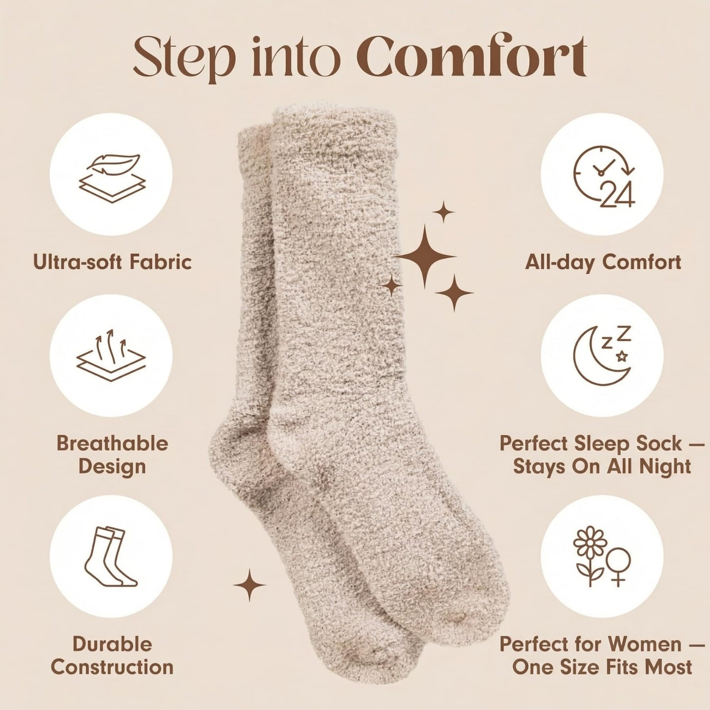 Unboxme Gifts Warm & Cozy Ultra-Luxe Cloud Sock