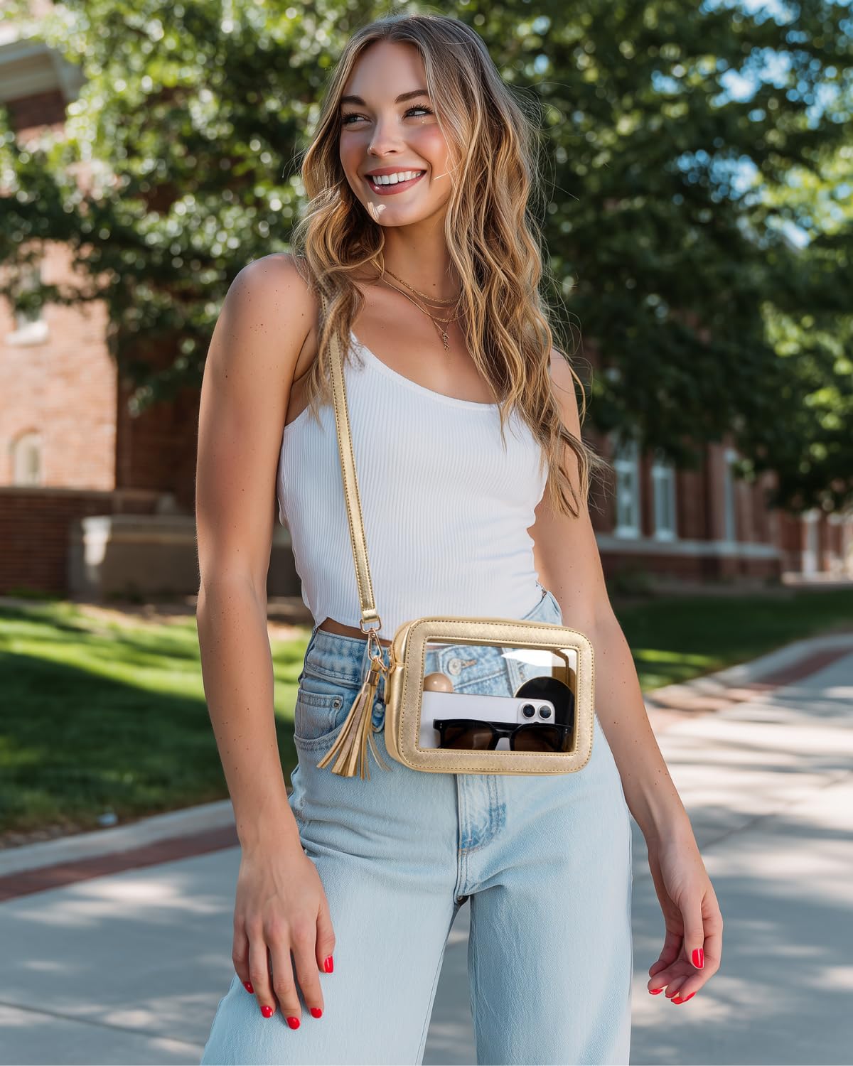 Unilily Clear Bag for Stadium Events
