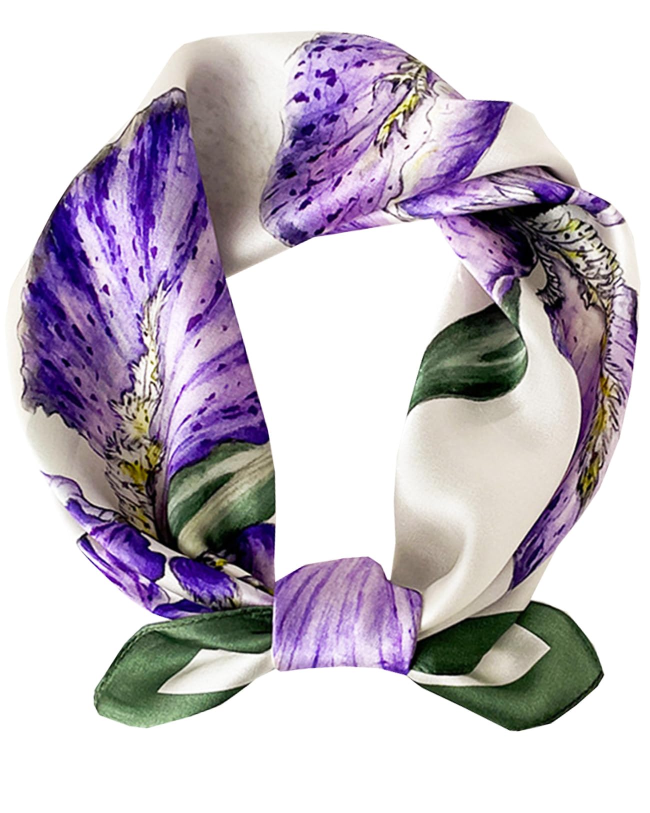 Saiusloa Neck Scarf For Womens Silky Head Scarves Hair Bandanas Square Scarf Fashion Accessories lightweight