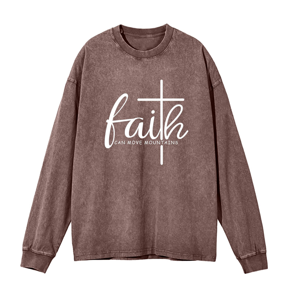 Christian Shirts for Women Faith Can Move Mountains