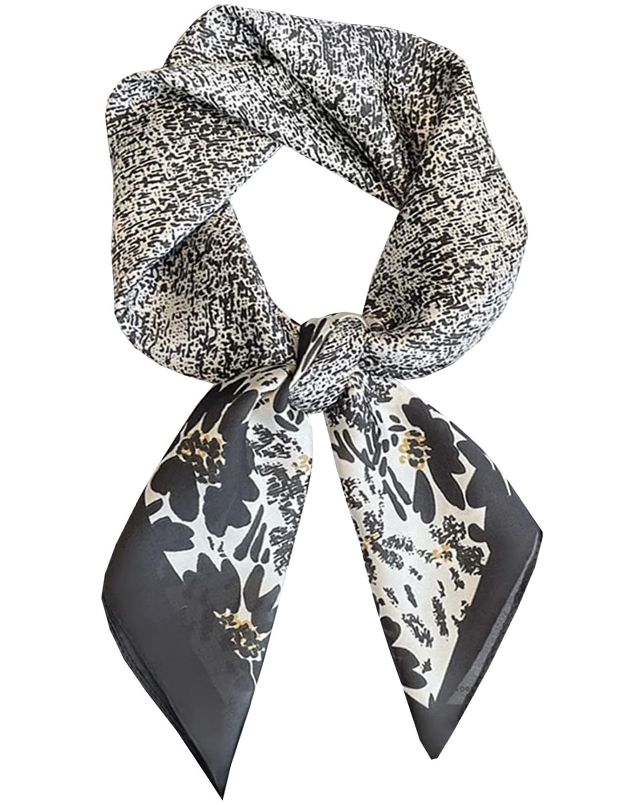 Saiusloa Neck Scarf For Womens Silky Head Scarves Hair Bandanas Square Scarf Fashion Accessories lightweight