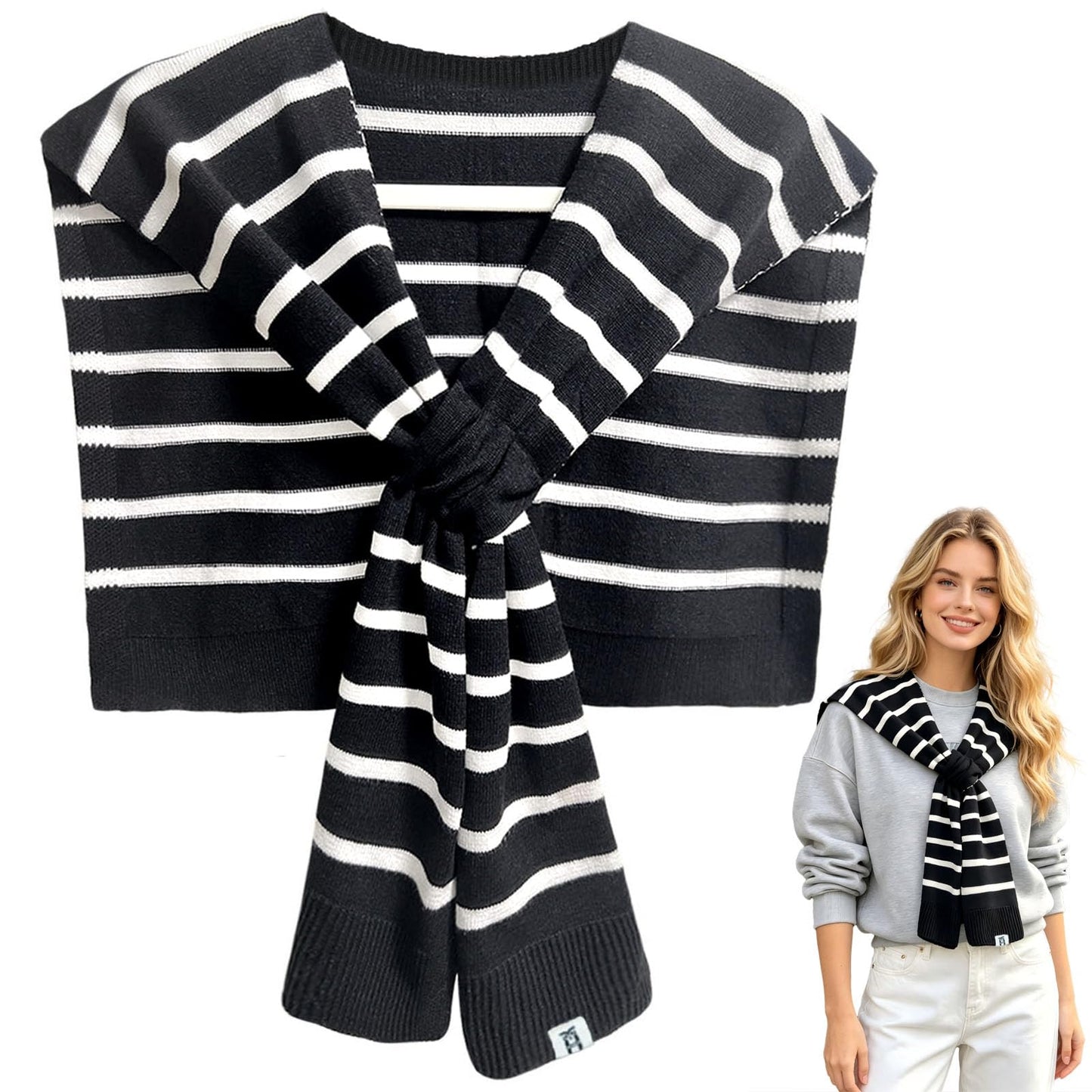 huablo Women's Fashion Knitted Shawl