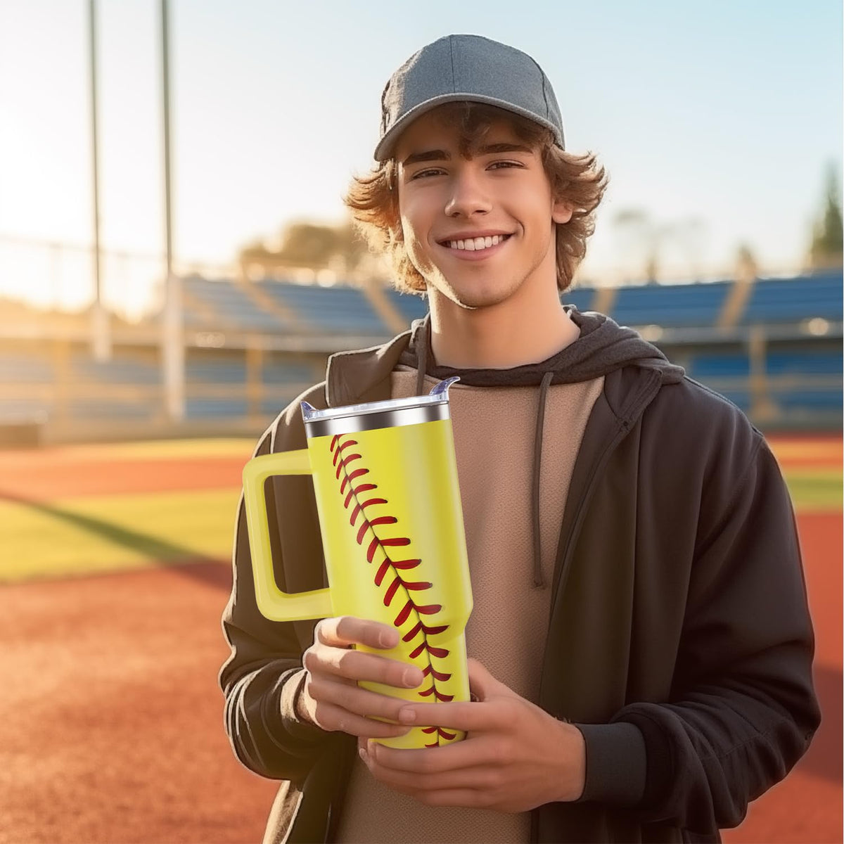 40oz Baseball Tumbler Gifts Stuff for Men Women Gift for Coach Mom