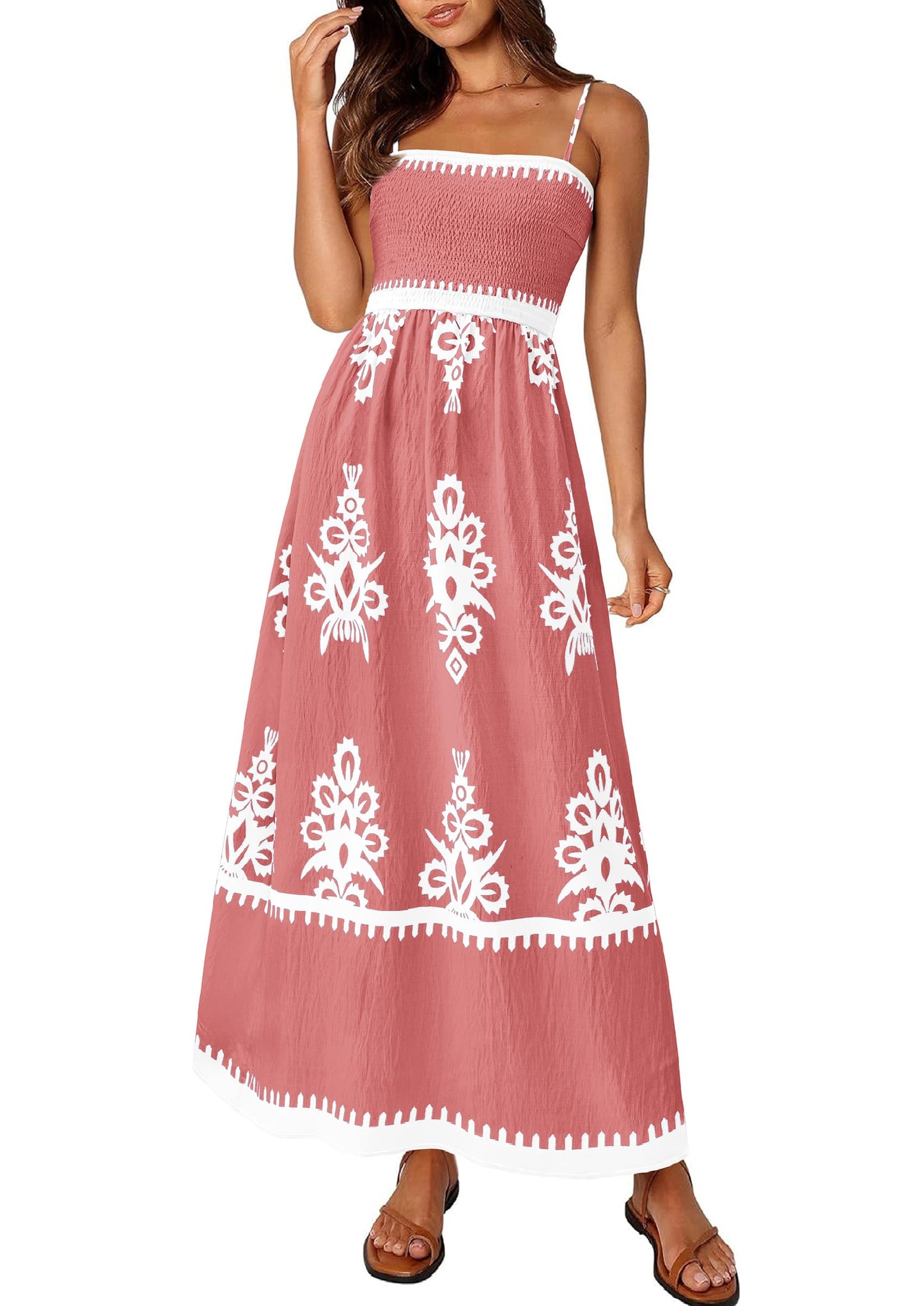 PRETTYGARDEN Women's Summer Boho Maxi Dress