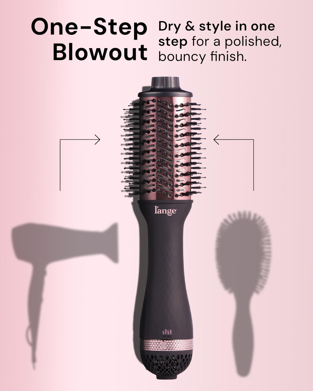 L'ANGE HAIR Le Volume 2-in-1 Titanium Blow Dryer Brush