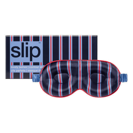 slip Pure Silk Contour Sleep Mask: Protect Your Delicate Lashes with Our Innovative, Lash-Friendly Design. Experience Uninterrupted Beauty Sleep with Slipsilk™ Comfort, 1 Contour Mask, Scarlet