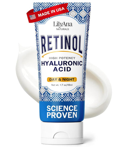 LilyAna Naturals Anti Aging Retinol Face & Neck Cream for Women