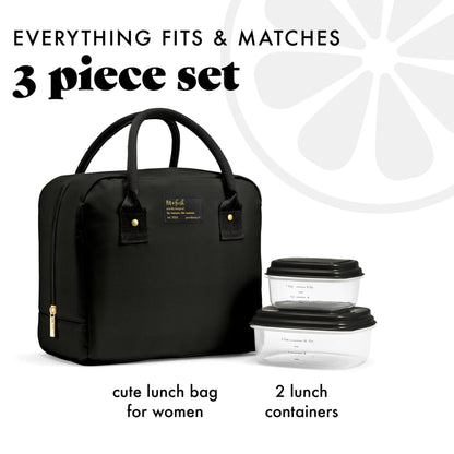 Fit & Fresh Bloomington Lunch Bag for Women - Insulated Large Lunch Box for Work with Containers, Leak-Resistant, Stain-Resistant, Zipper Closure, Cheetah