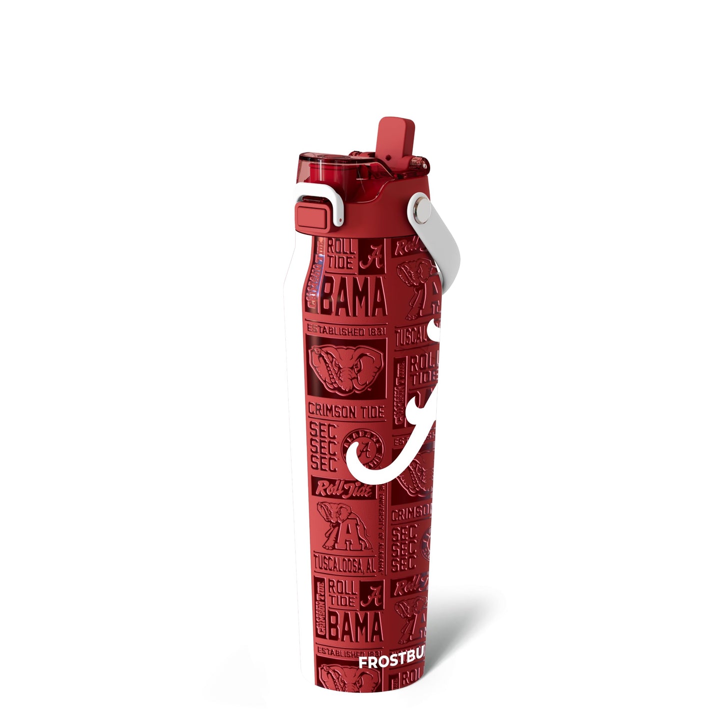 Frost Buddy 24oz Insulated Water Bottle - Straw & Chug Lid - Leak-Proof | Sip-or-chug dual lid | Ice-cold for 24+ hours | Cup-holder friendly