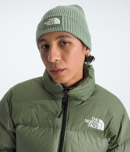 THE NORTH FACE TNF Logo Box Cuffed Beanie | Classic Fit, Rib Knit Winter Hat for Men & Women