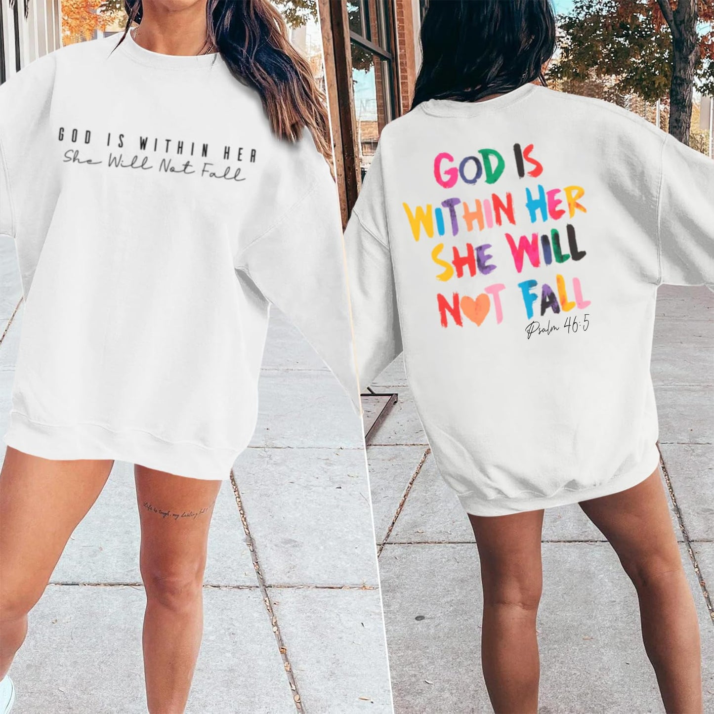 Sulayesh Christian God Is Within Her Sweatshirts