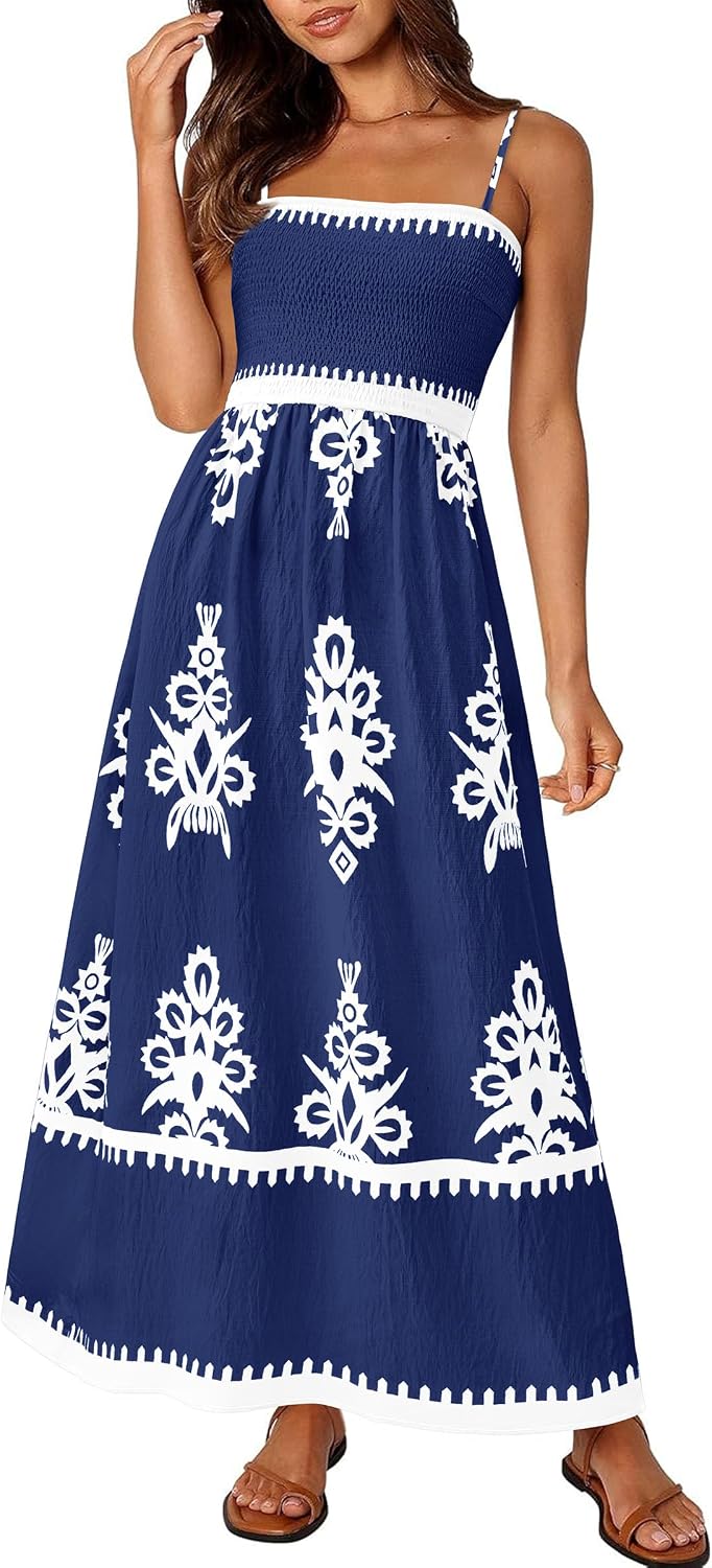 PRETTYGARDEN Women's Summer Boho Maxi Dress