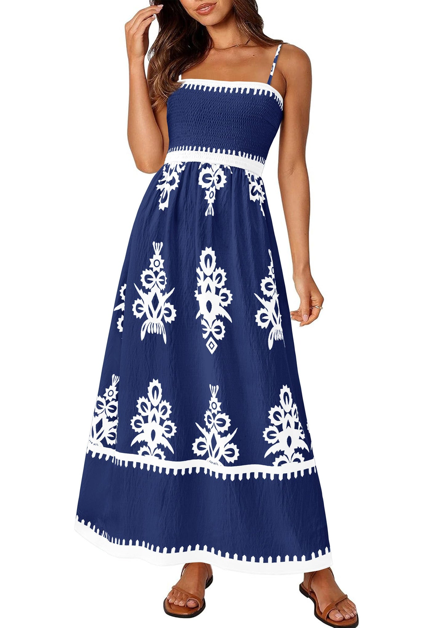PRETTYGARDEN Women's Summer Boho Maxi Dress