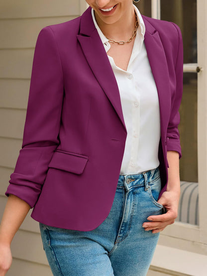 huatandis Women's Business Casual Blazer