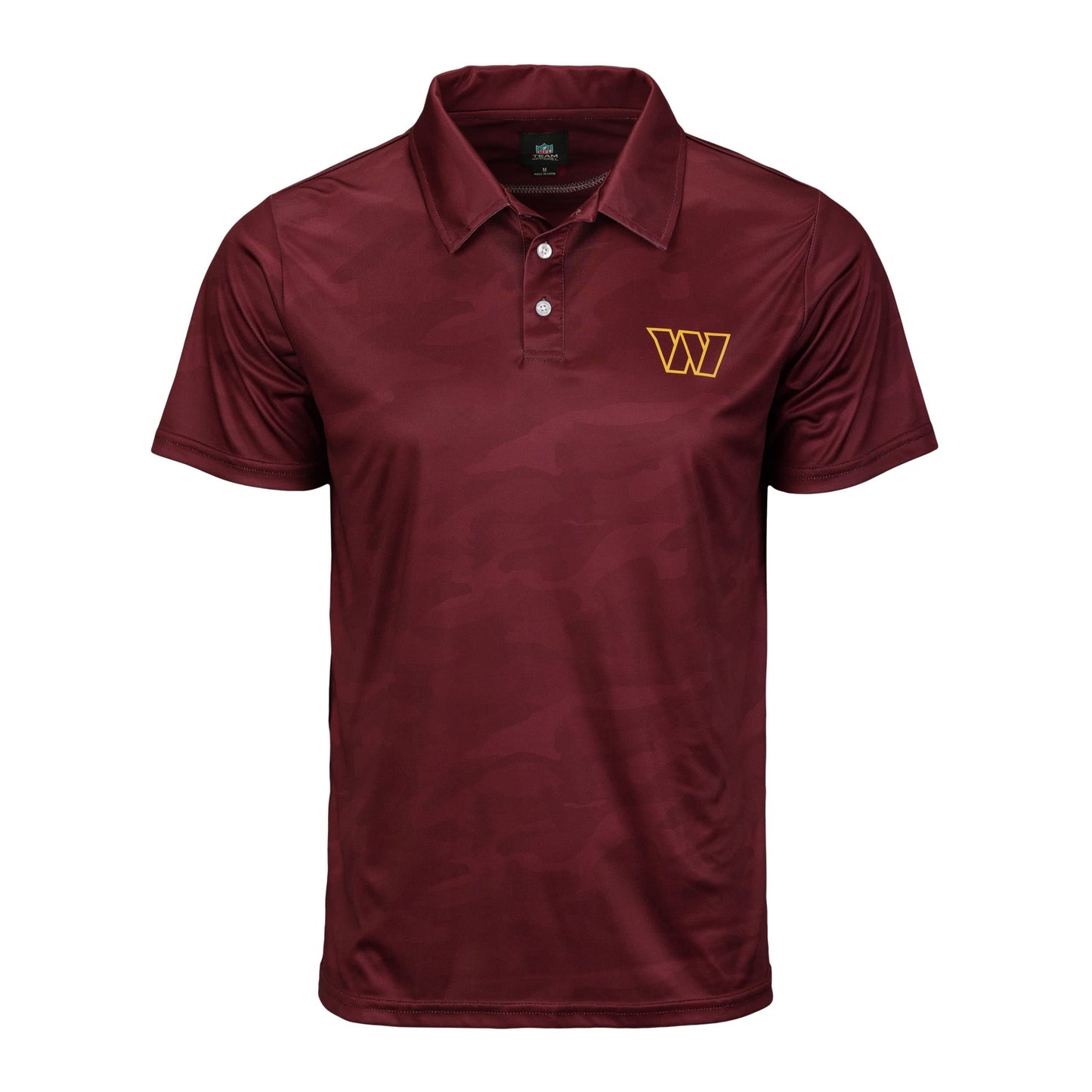 FOCO Men's NCAA College Team Logo Camo Color Polyester Polo Short Sleeve Shirt