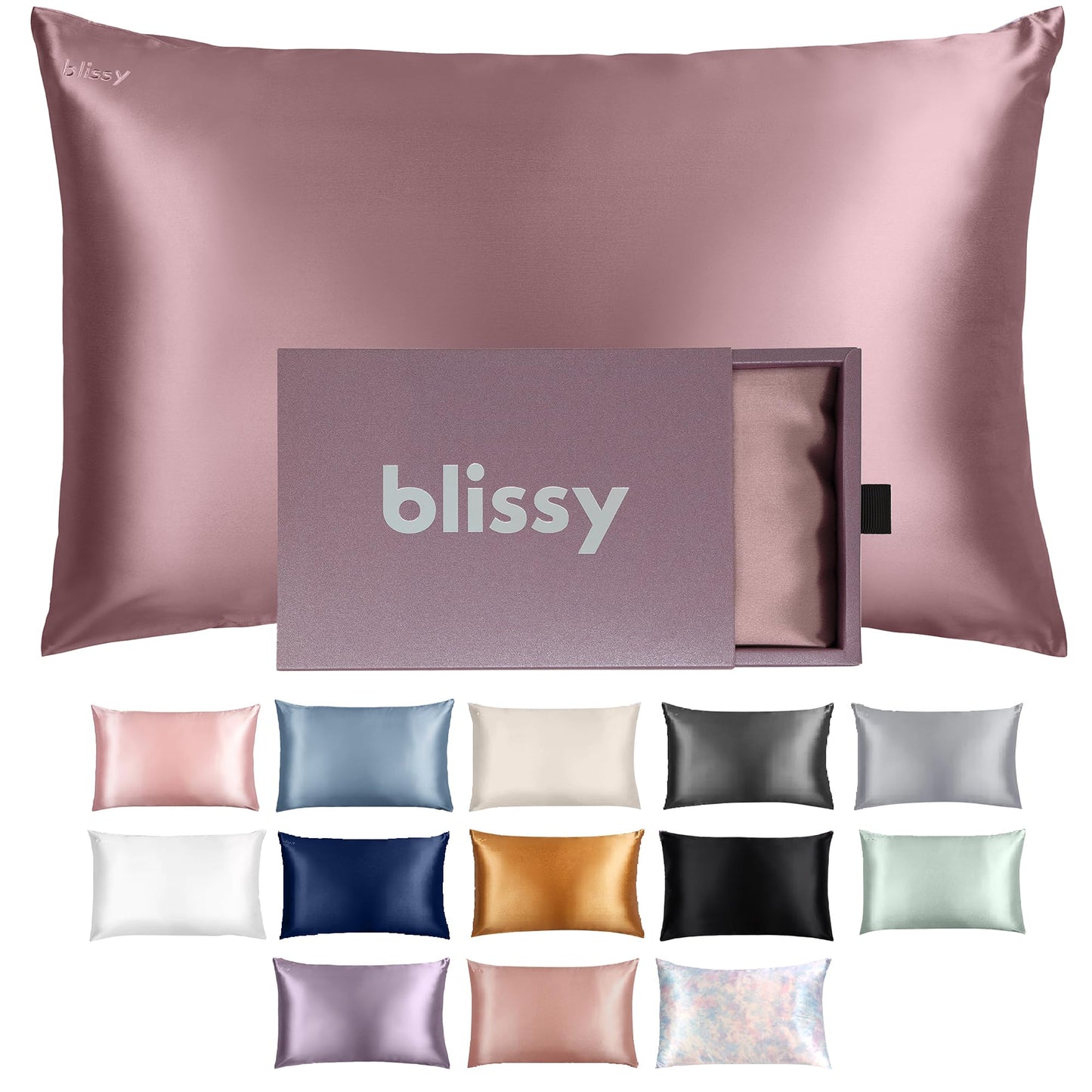 Blissy Silk Pillowcase - 100% Pure Mulberry Silk