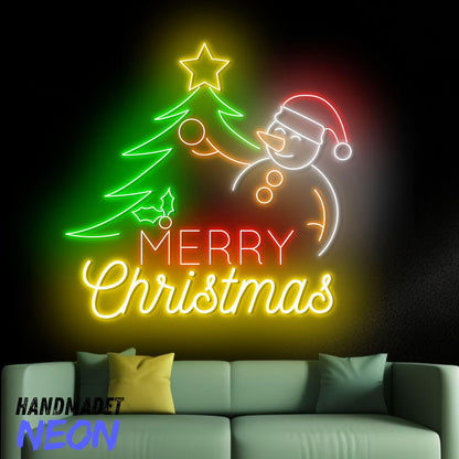 Custom Merry Christmas Tree Neon Sign Led Sign LED Lights (Merry Christmas)