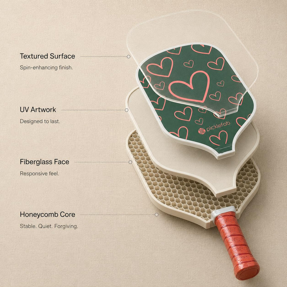 Cute Pickleball Paddles for Women | Girly & Aesthetic Designs