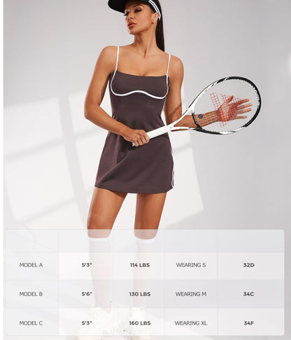Womens Workout Tennis Dress