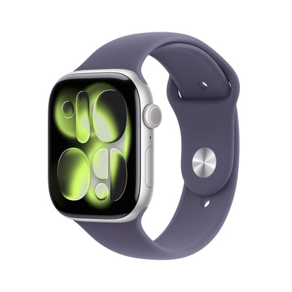 Apple Watch Series 11 [GPS 42mm] Smartwatch with Rose Gold Aluminum Case with Light Blush Sport Band - S/M. Sleep Score, Fitness Tracker, Health Monitoring, Always-On Display, Water Resistant
