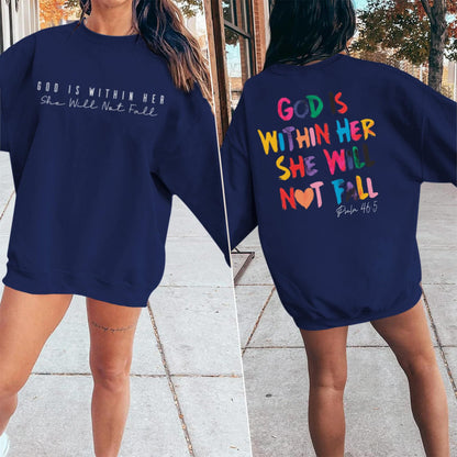 Sulayesh Christian God Is Within Her Sweatshirts