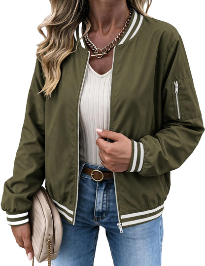 Zeagoo Women Bomber Jacket