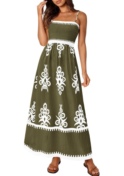 PRETTYGARDEN Women's Summer Boho Maxi Dress