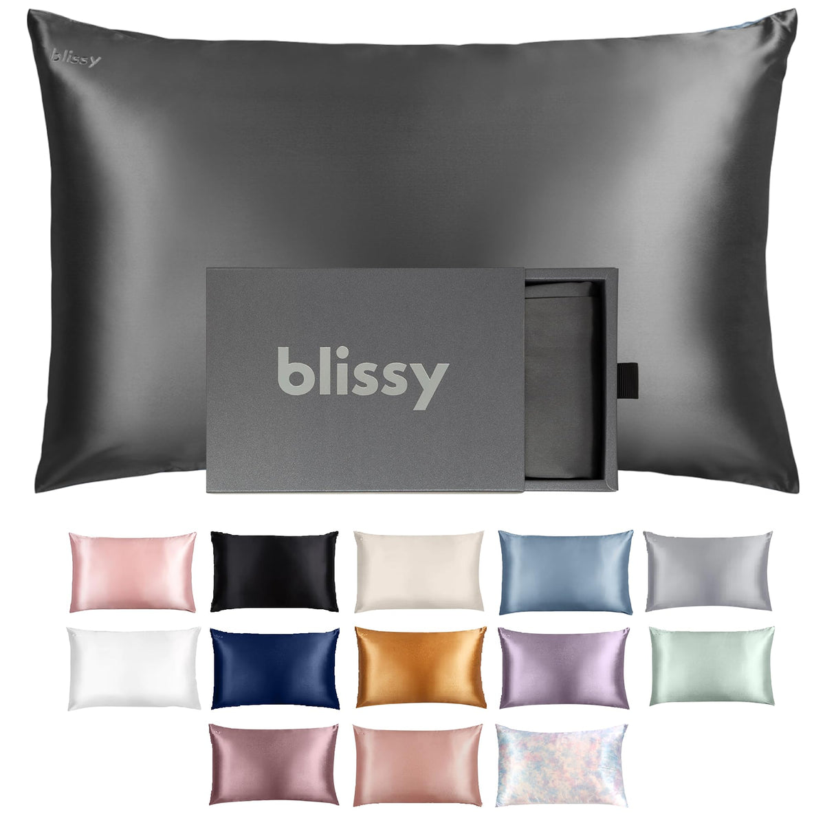 Blissy Silk Pillowcase - 100% Pure Mulberry Silk