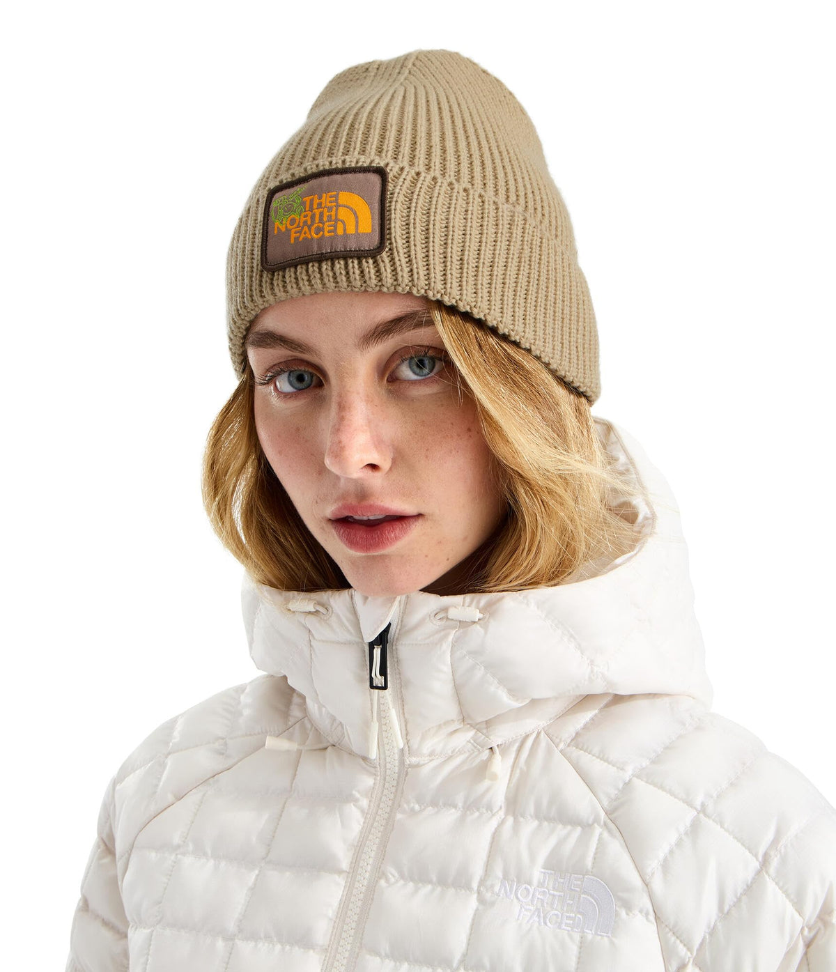 THE NORTH FACE TNF Logo Box Cuffed Beanie | Classic Fit, Rib Knit Winter Hat for Men & Women