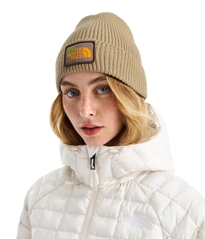 THE NORTH FACE TNF Logo Box Cuffed Beanie | Classic Fit, Rib Knit Winter Hat for Men & Women