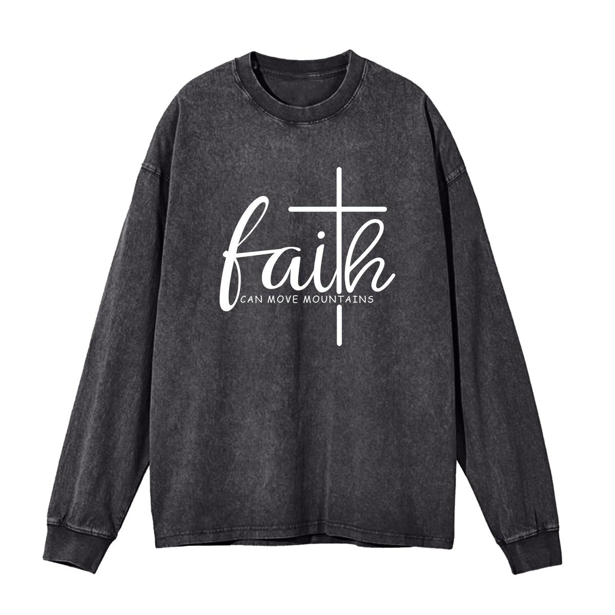 Christian Shirts for Women Faith Can Move Mountains