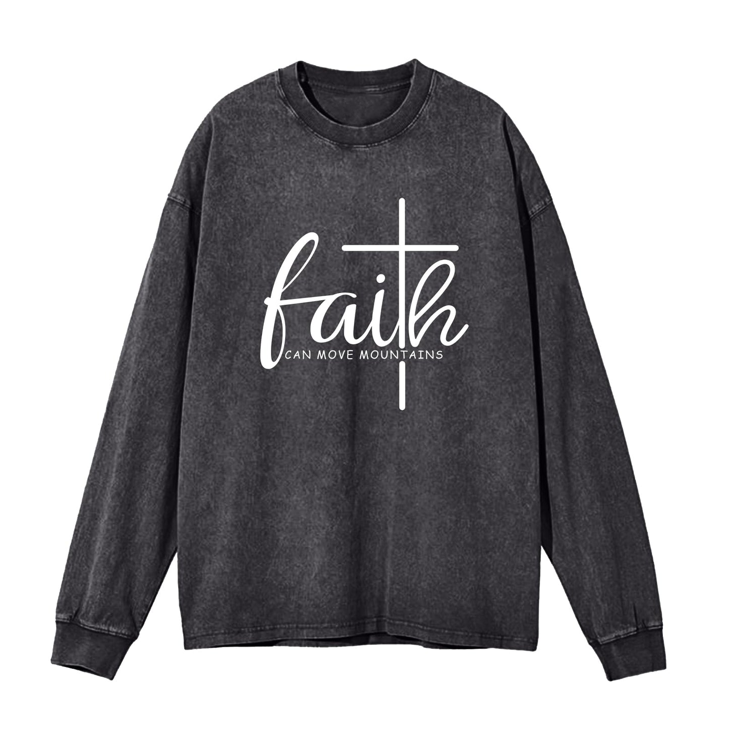 Christian Shirts for Women Faith Can Move Mountains