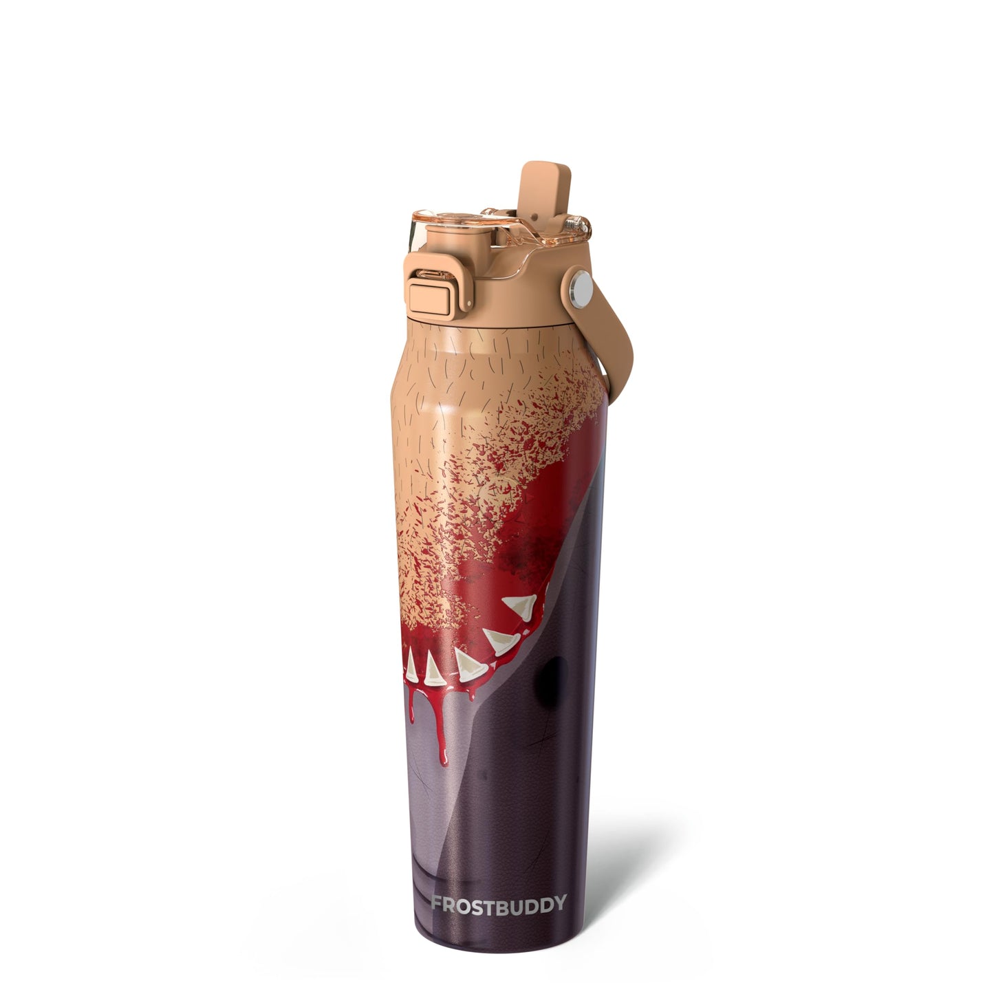 Frost Buddy 24oz Insulated Water Bottle - Straw & Chug Lid - Leak-Proof | Sip-or-chug dual lid | Ice-cold for 24+ hours | Cup-holder friendly