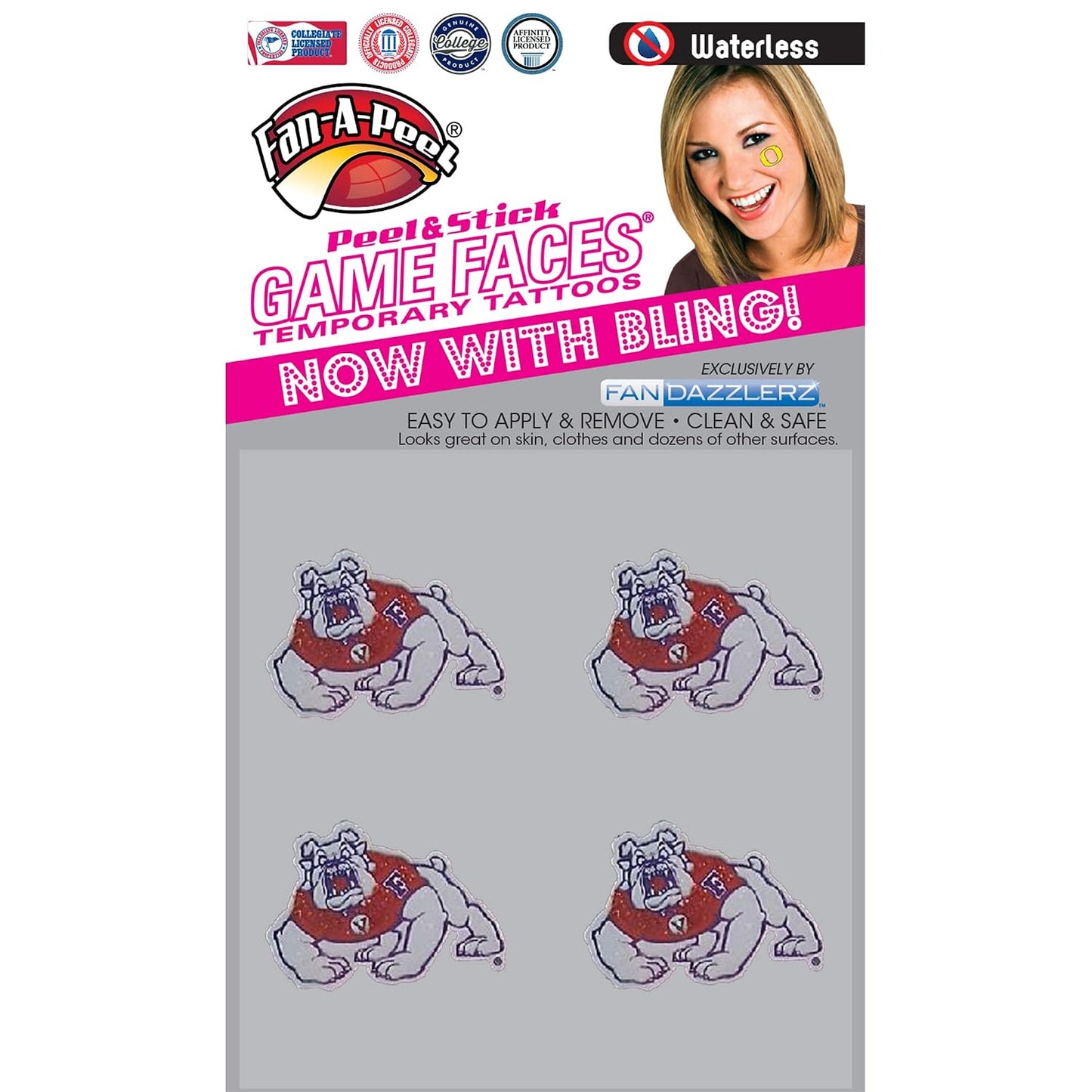 Alabama Waterless Temporary Tattoos - Hypoallergenic Peel and Stick Waterproof Temporary Tattoos - Officially Licensed