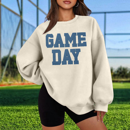 Women Oversized Game Day Sweatshirt
