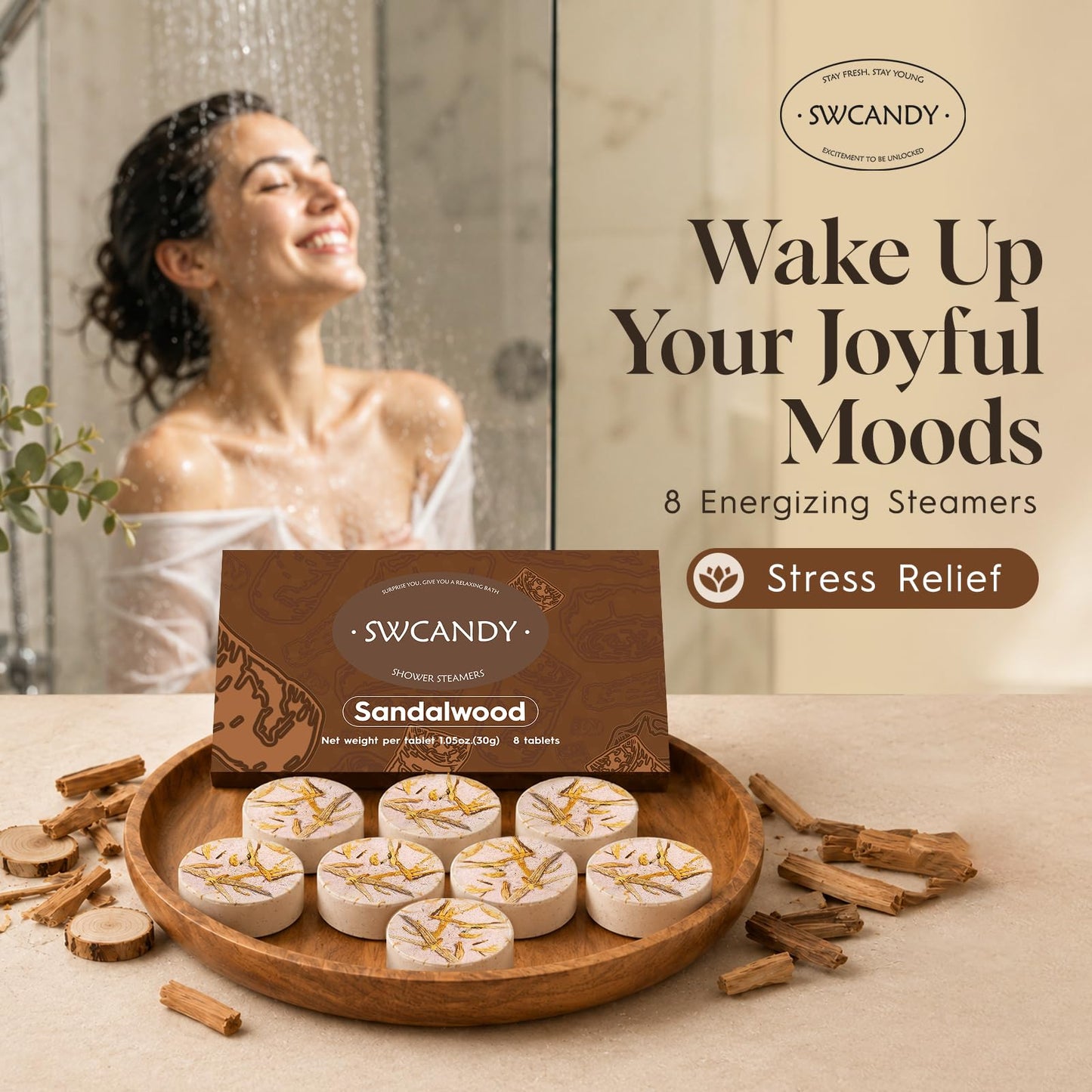 SWCANDY Shower Steamers Aromatherapy