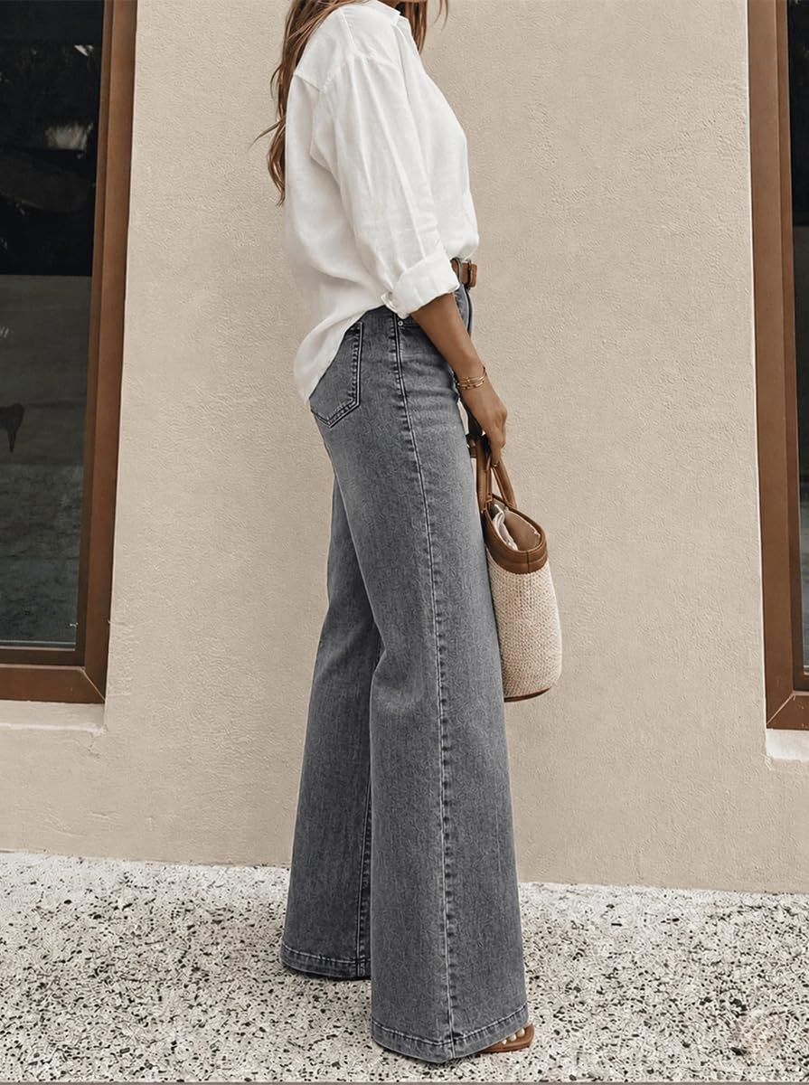 Women's High Waisted Wide Leg Jeans