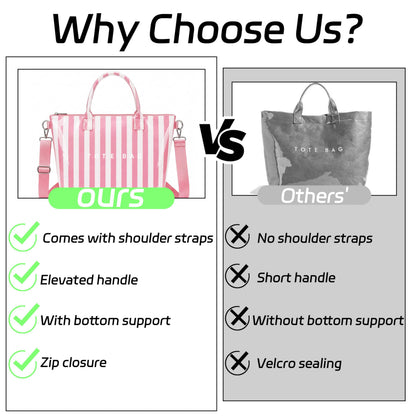 GISMTR Large PVC Tote Bag
