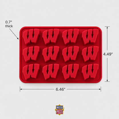 Masterpieces Fanpans Ncaa Alabama Crimson Tide Silicone Ice Cube Tray Set - Fun Alabama Merchandise, Dishwasher Safe