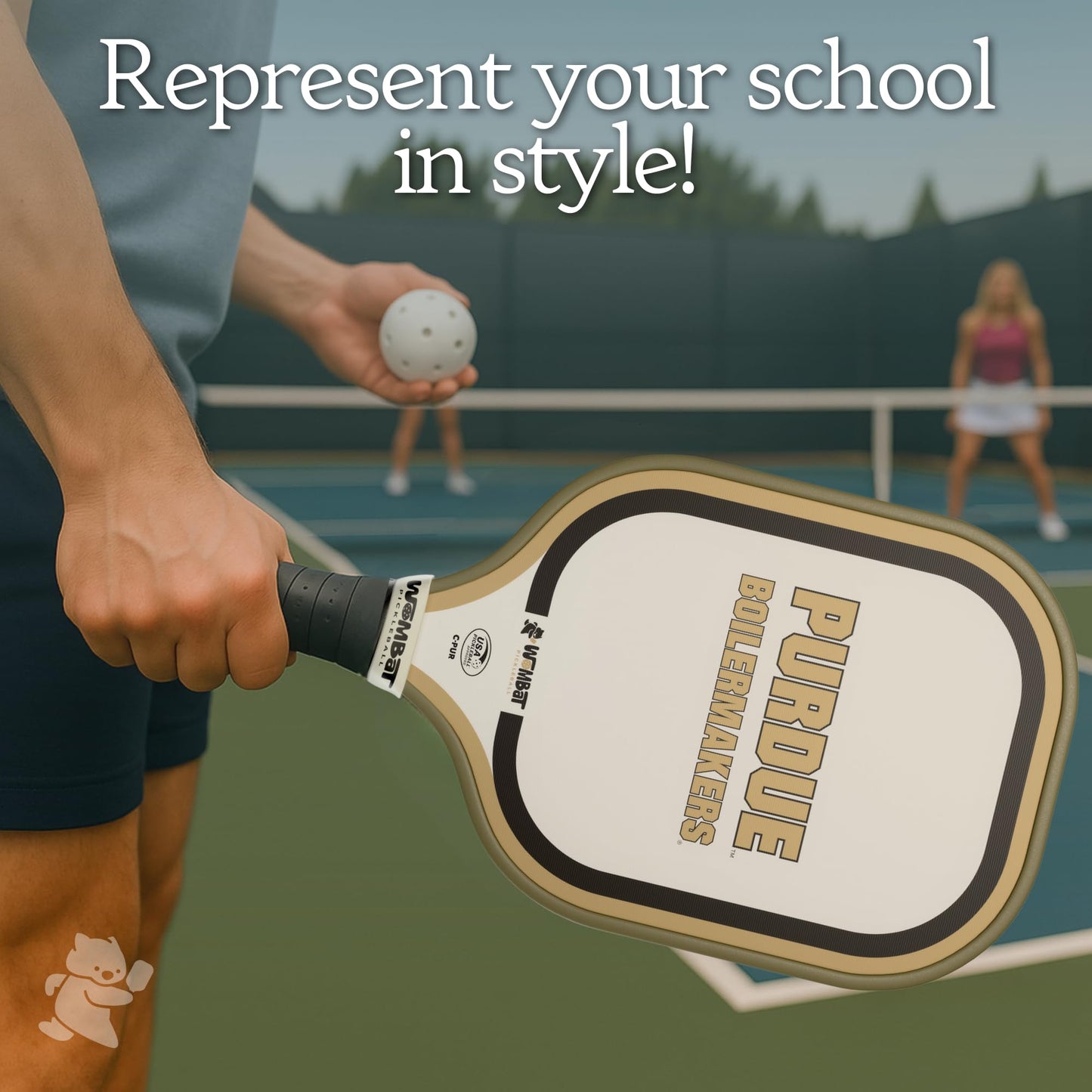 Officially Licensed College Pickleball Racquet
