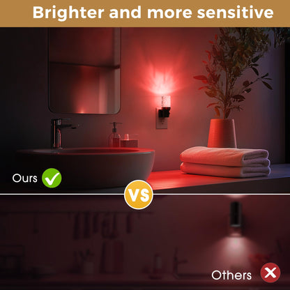 L LOHAS LED Night Light, Modern Night Lights Plug into Wall | 2 Pack