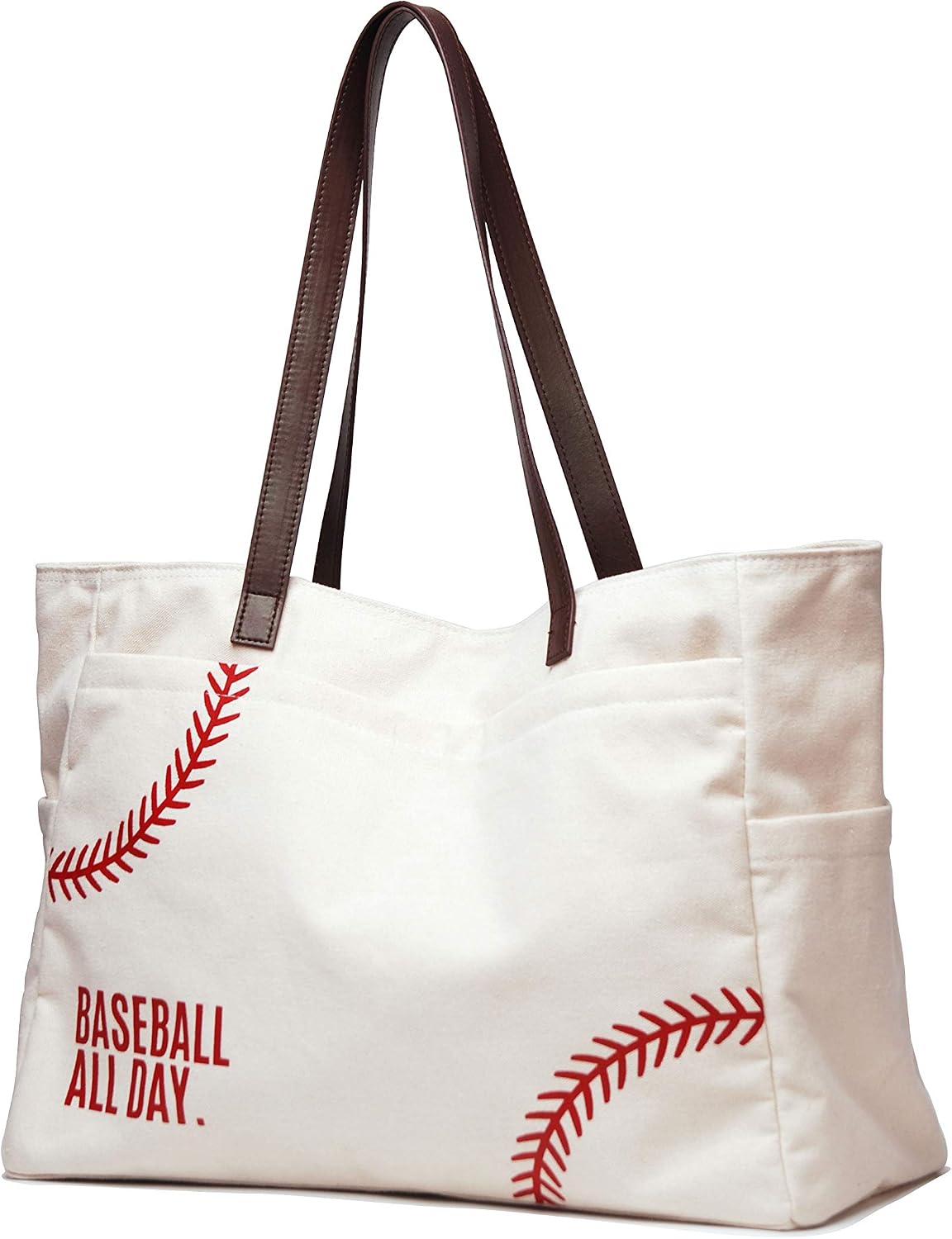 Canvas Tote Bag Baseball Mom Bag Sports Mom Must Haves Baseball Gifts