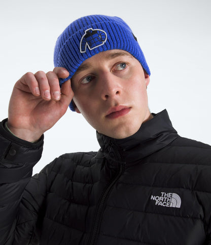 THE NORTH FACE TNF Logo Box Cuffed Beanie | Classic Fit, Rib Knit Winter Hat for Men & Women
