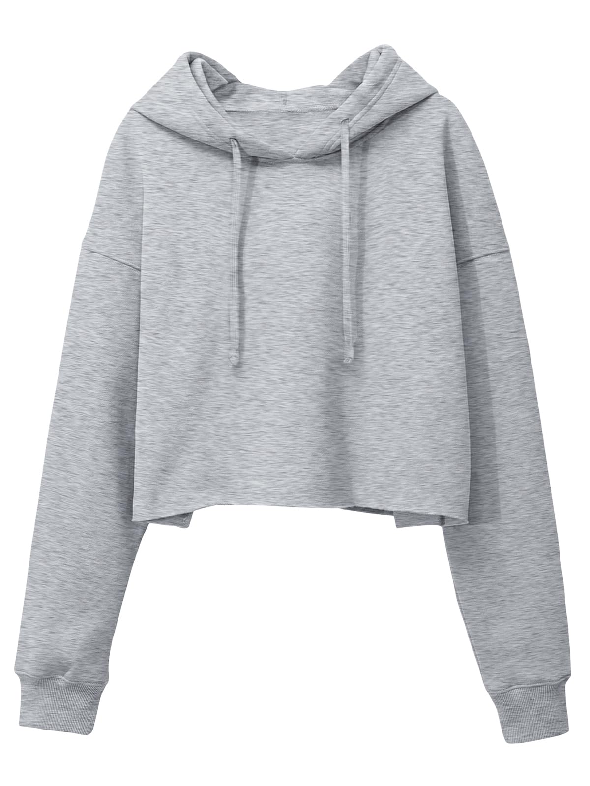 ORANDESIGNE Woman Graphic Print Cropped Hoodie Long Sleeve Fleece Pullover | 60% Cotton,Soft Fleece Fabric,Durable Letter Graphic Print,Drop Shoulder,Loose Fit,Easy Care,Going Out,Fall&Winter Casual