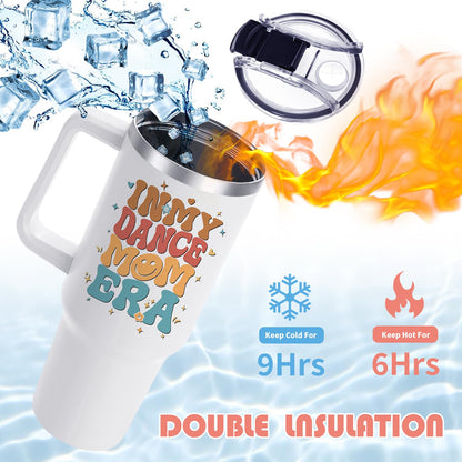 40oz Baseball Mom Tumbler, Christmas Holiday Gifts for Baseball Lovers